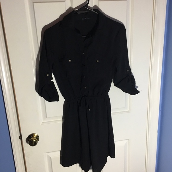 Simple Black Mini Dress - Picture 1 of 2